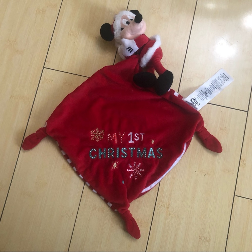 Mickey Mouse First Christmas Lovey